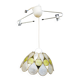 Mother-of-pearl lampshade suspension