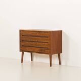 Scandinavian minimalist rosewood chest