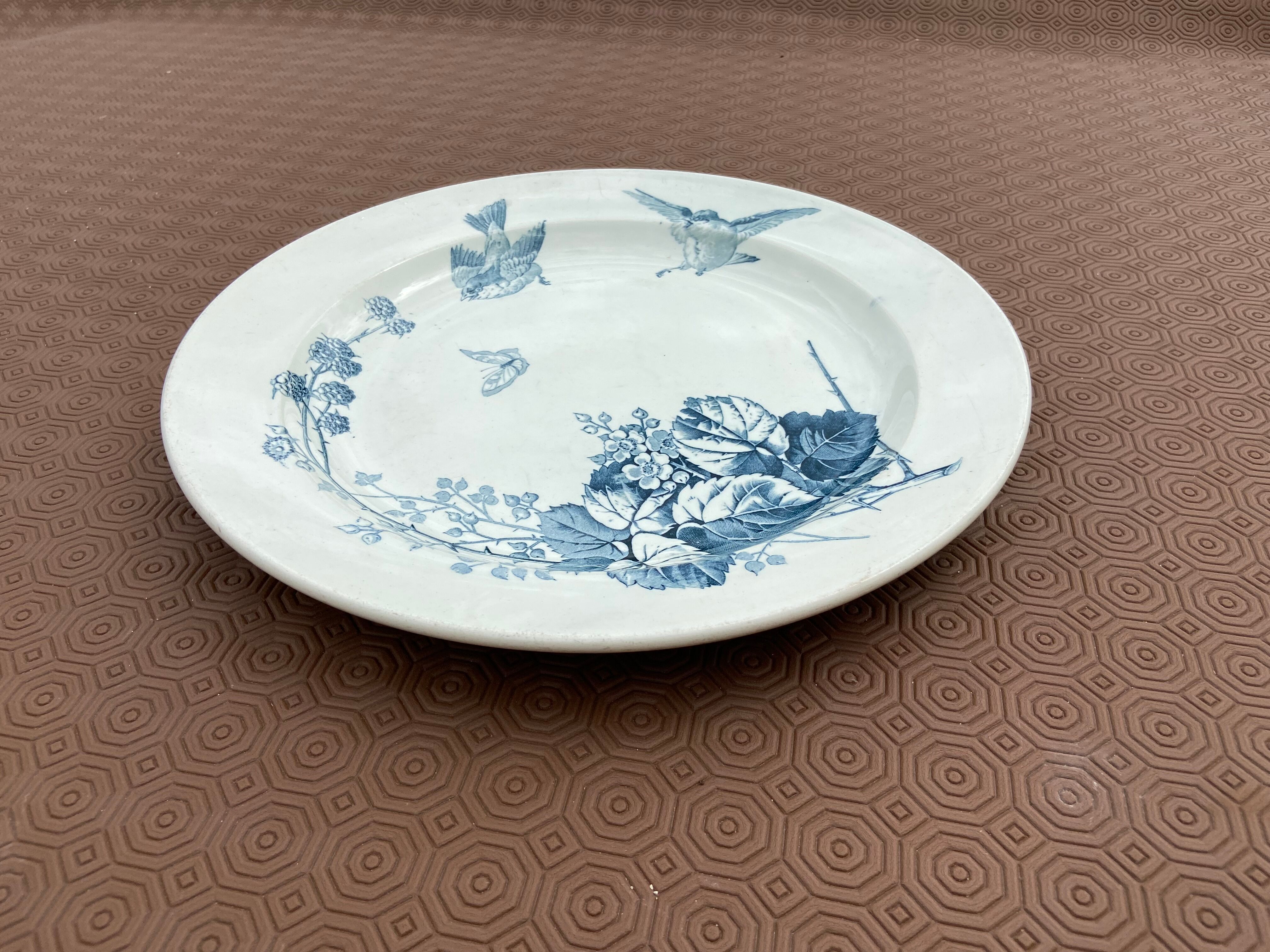 Luneville earthenware dish