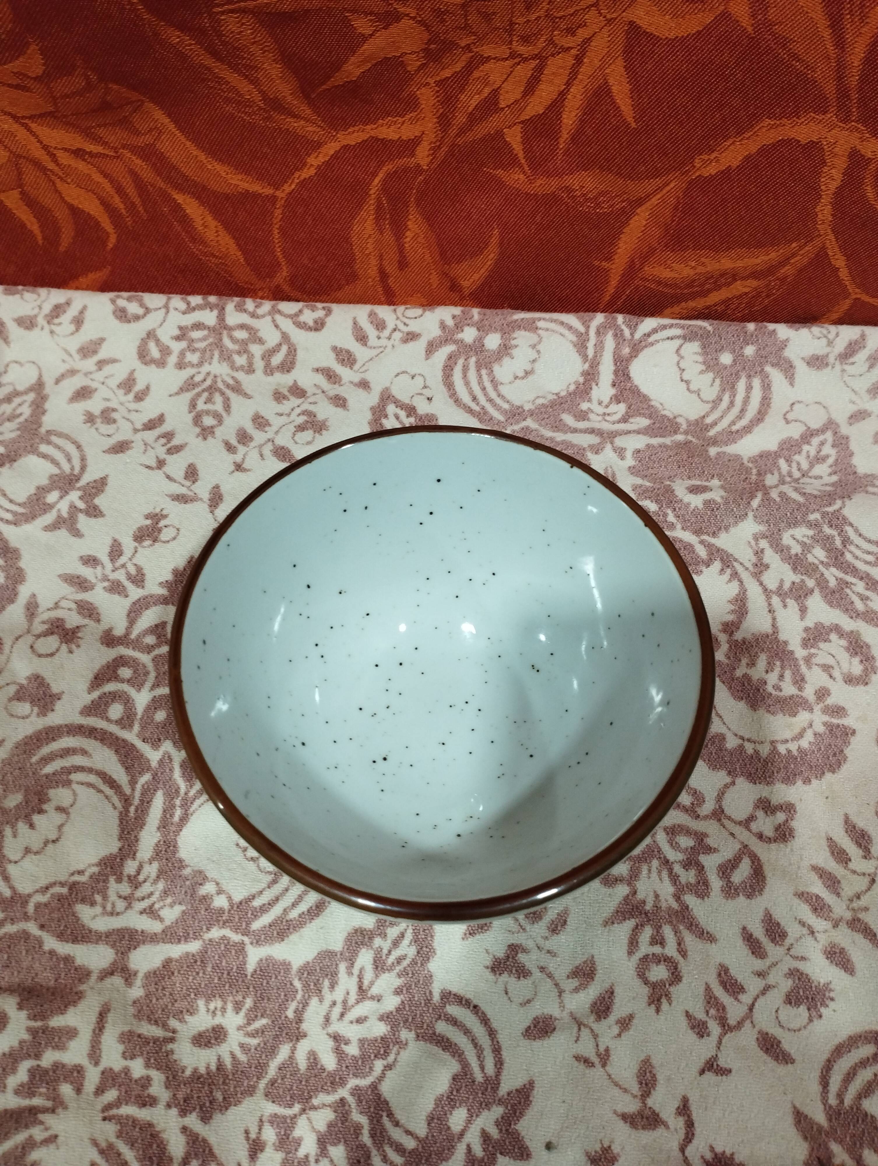 old ceramic bowl made in Korea