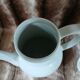 White ceramic coffee pot