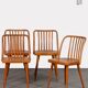 Ensemble de 4 chaises vintage par Antonin Suman pour Ton, 1960
