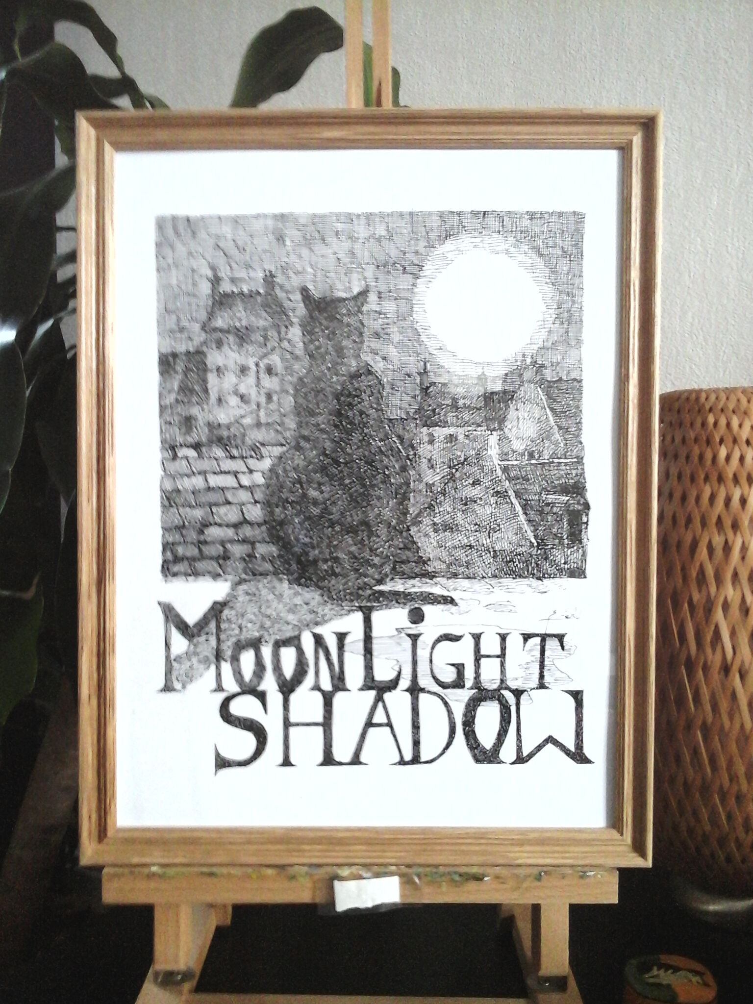 "Moonlight shadow" ink from China