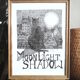 "Moonlight shadow" encre de chine