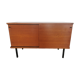 Buffet portes coulissantes en teck de Gunther Renkel pour Rego