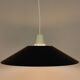 Rare black Combi Lamperne series pendant lamp by Per Iversen for Louis Poulsen