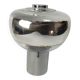 Space Age wall light in chrome with glass globe – 1970s