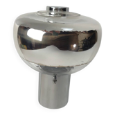 Space Age wall light in chrome with glass globe – 1970s