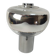 Space Age wall light in chrome with glass globe – 1970s