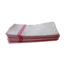 6 old but new Métis linen tea towels