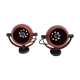 Pair of vintage 1960 eyeball wall light