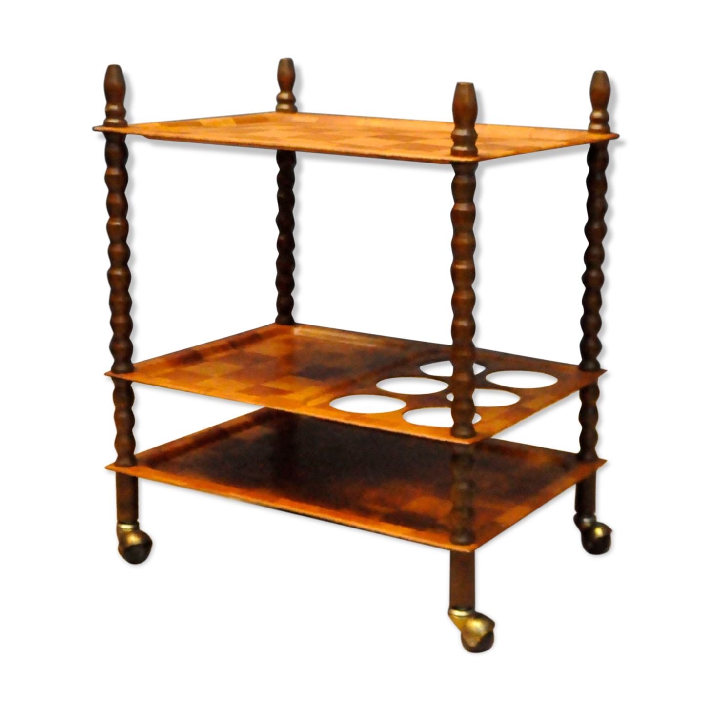 Scandinavian teak serving table