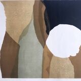 Kengo kara, untitled, c. 1973. original lithograph signed in pencil