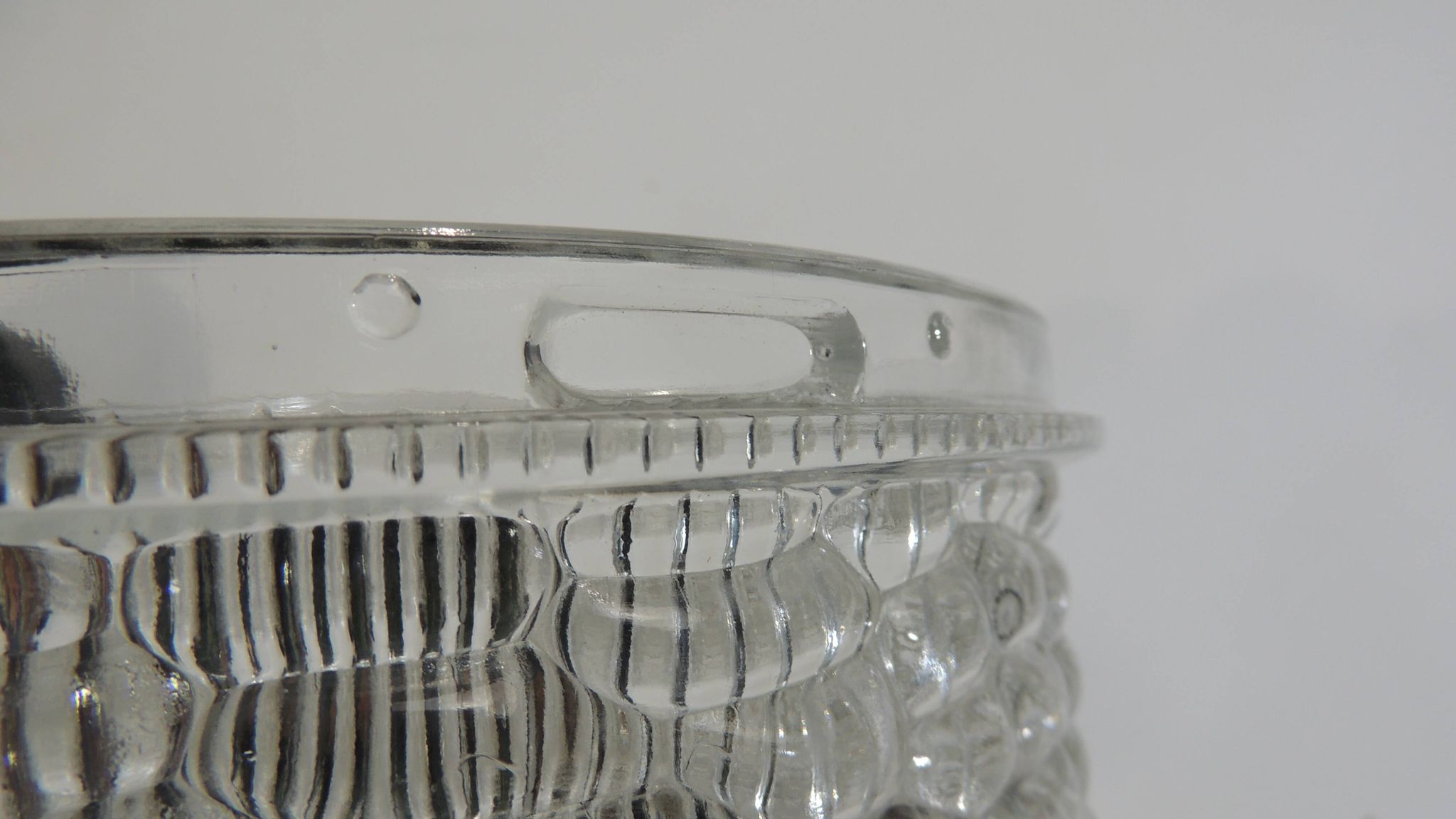 Vintage RZB ceiling light with bubble glass from the 1970s – Industrial wall light
