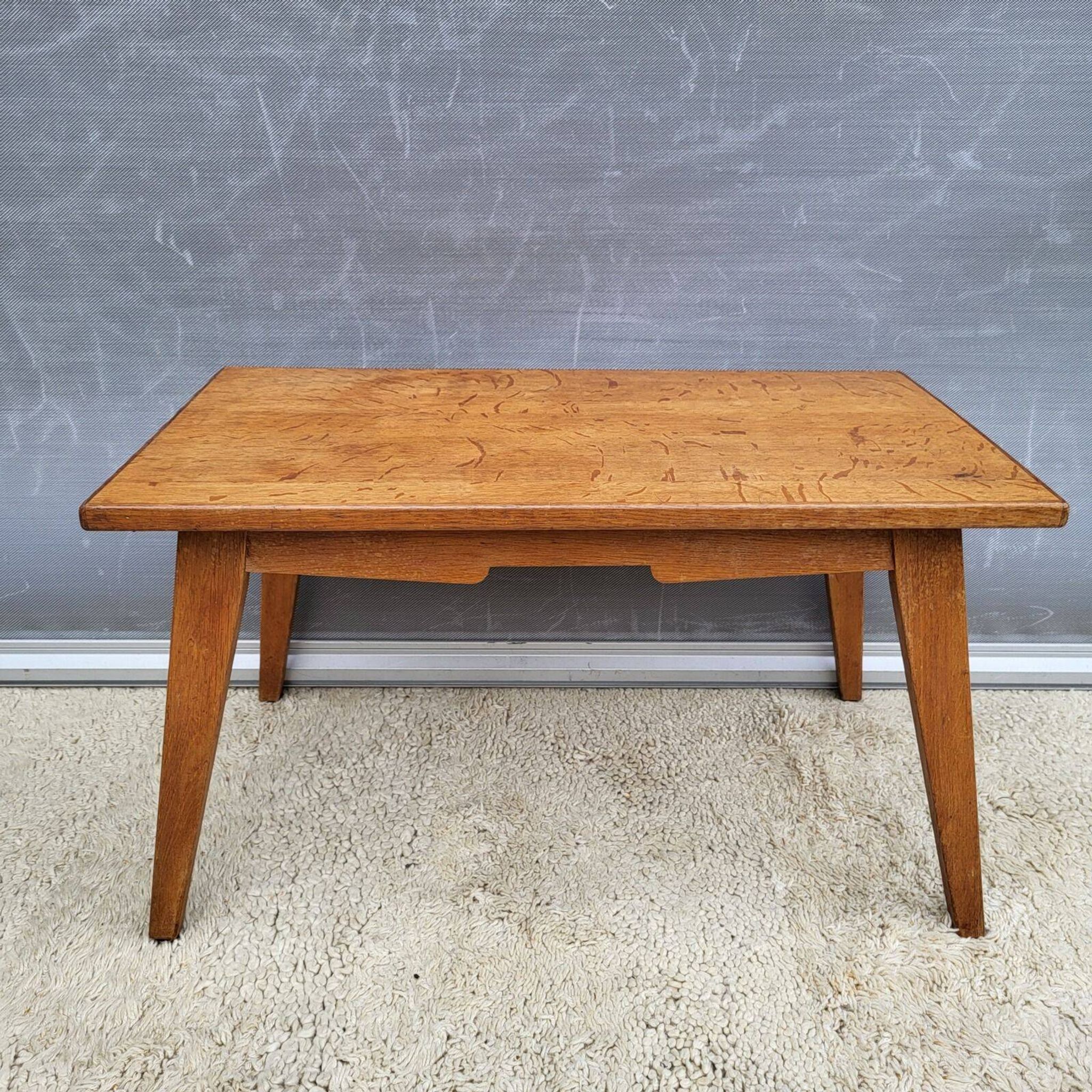 Reconstructed 1950s cantilever coffee table