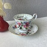 Royale Albert Flower of the month tea cups - Flower of the month August