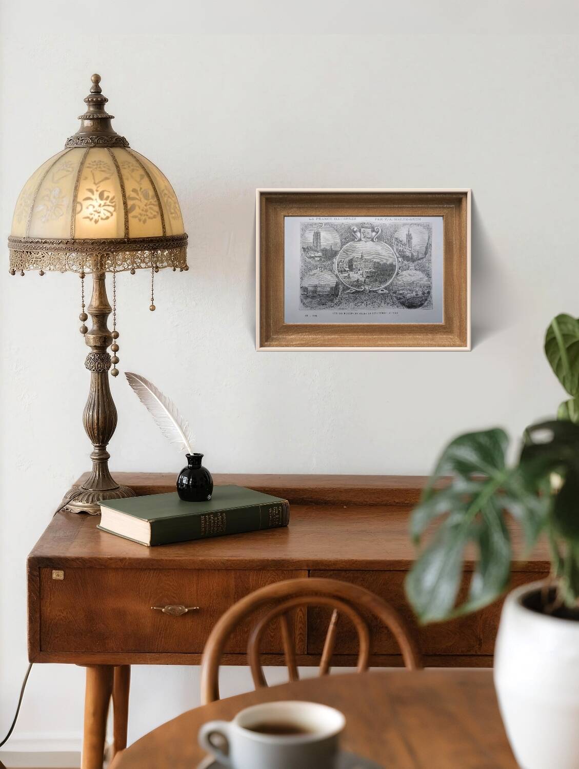 The main cities of the North, vintage engraving, printed in 1883.