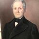 Portrait d’homme huile sur toile 19e