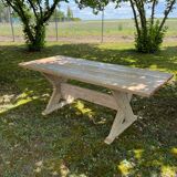 Table d’atelier en pin