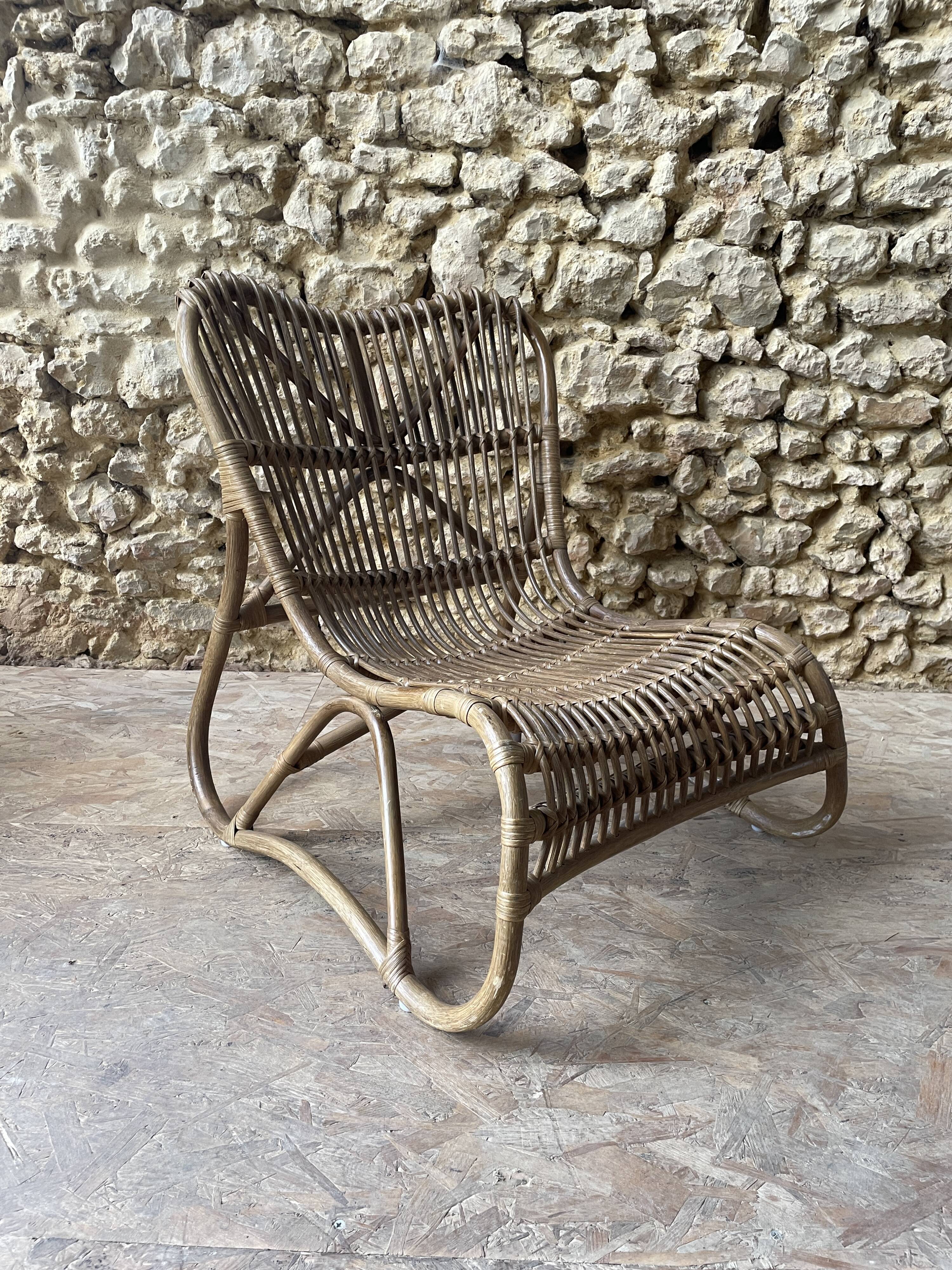 Reed armchair