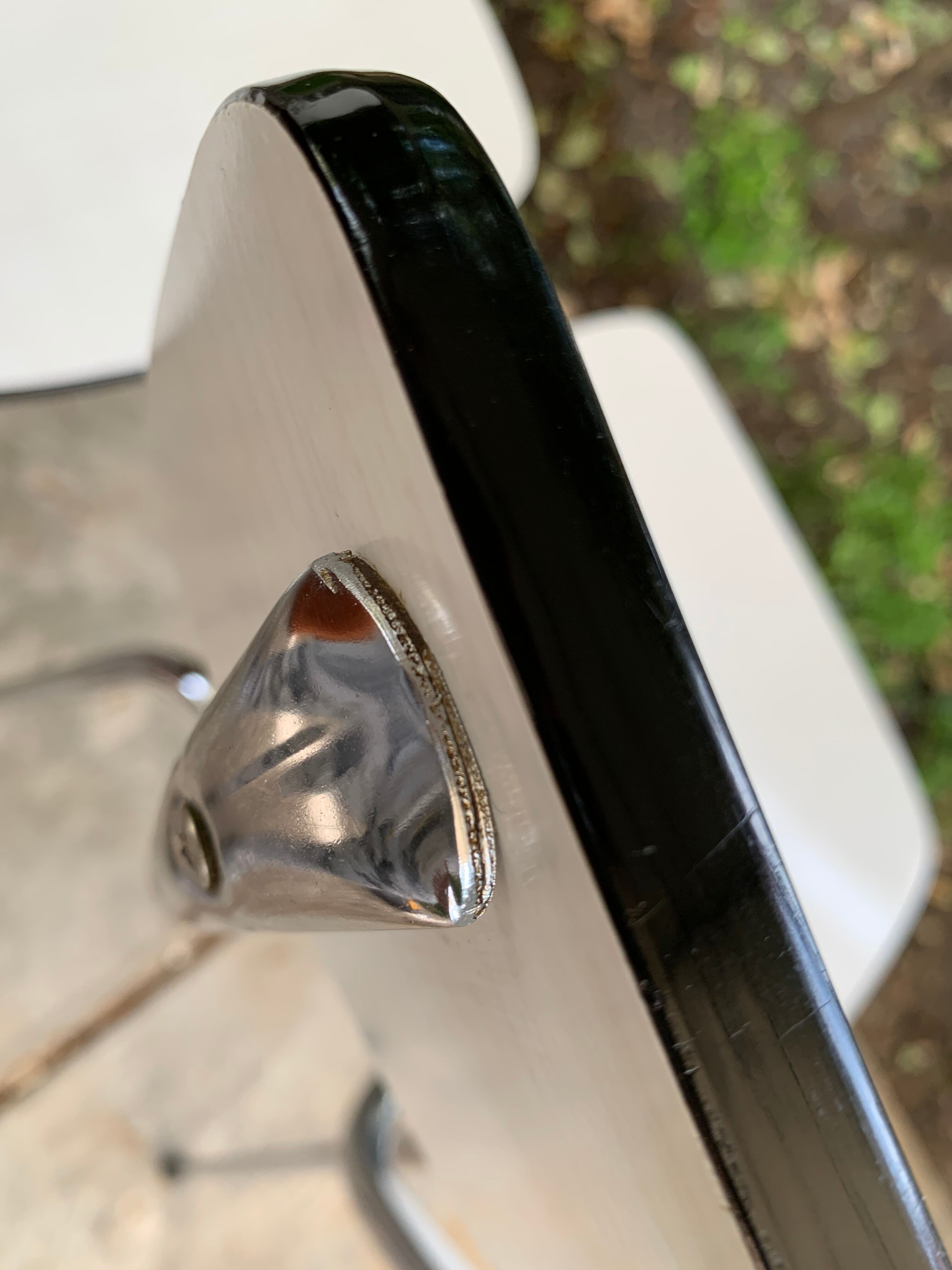 White formica chairs