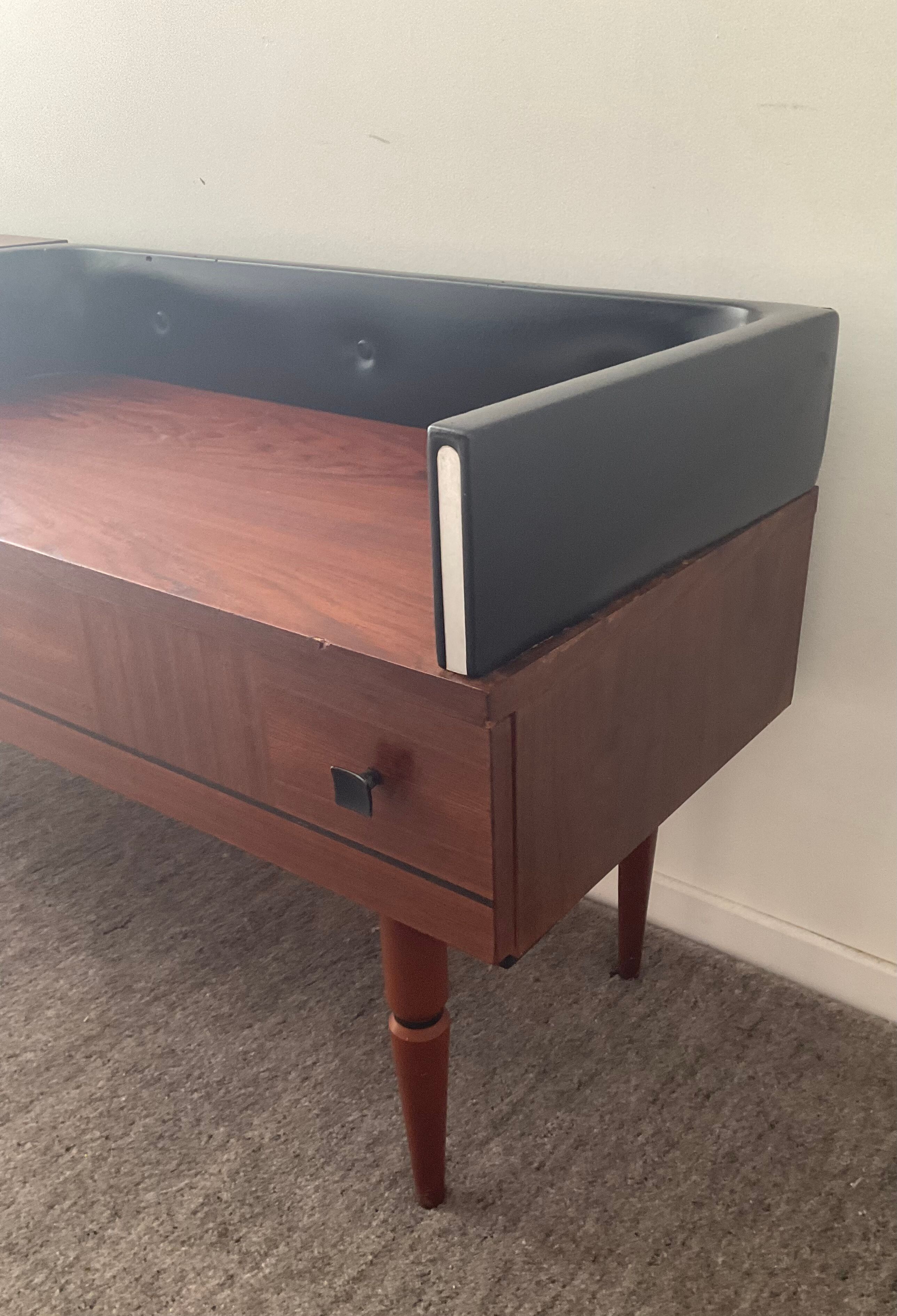 Enfilade teak TV cabinet from the 60s