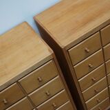 Pair of furniture from a 20th century Dutch apothecary