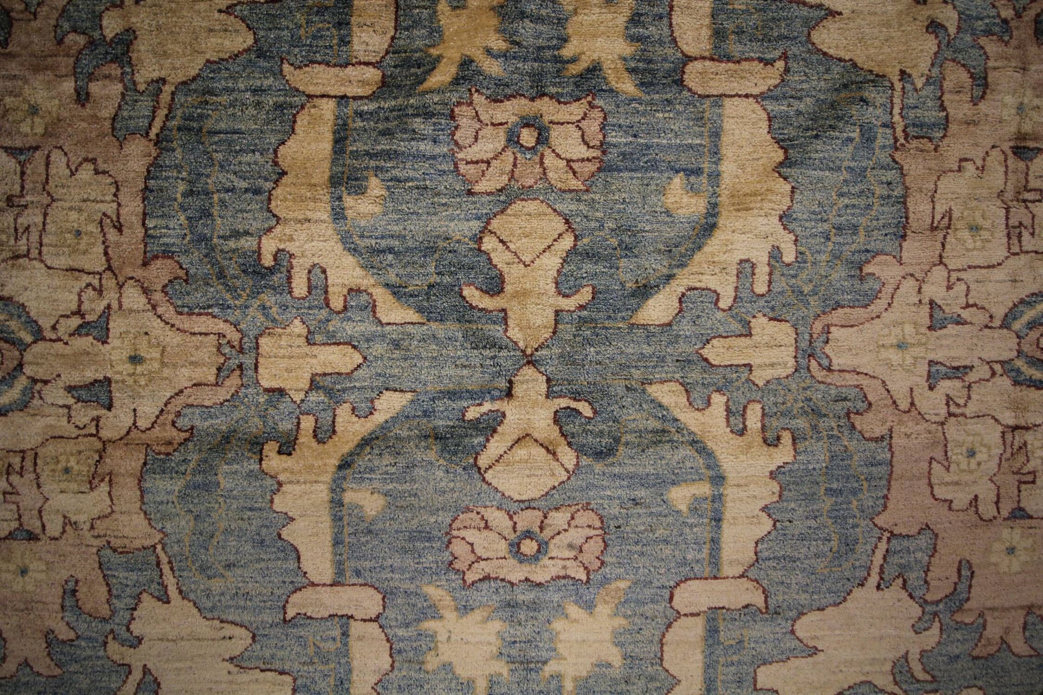 Tapis traditionnel vintage persan Ziegler tissé à la main Tapis de salon en laine