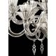 Imperial Transparent Rigadin Murano Glass Chandelier