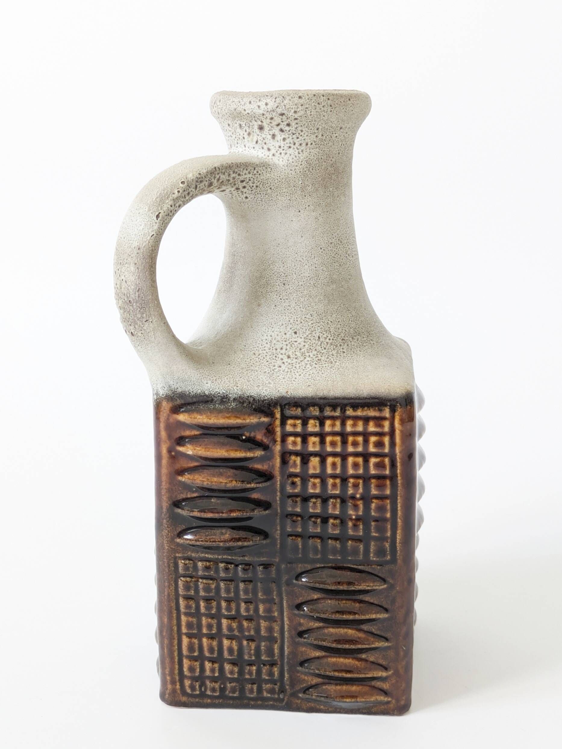Brutalist ceramic vase Midcentury, Carstens Tönnieshof West Germany