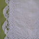 Housse coussin dentelle vintage