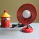Red wall lamp from the 80