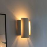 White Tile Wall Light