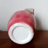Vintage strawberry slipware pitcher