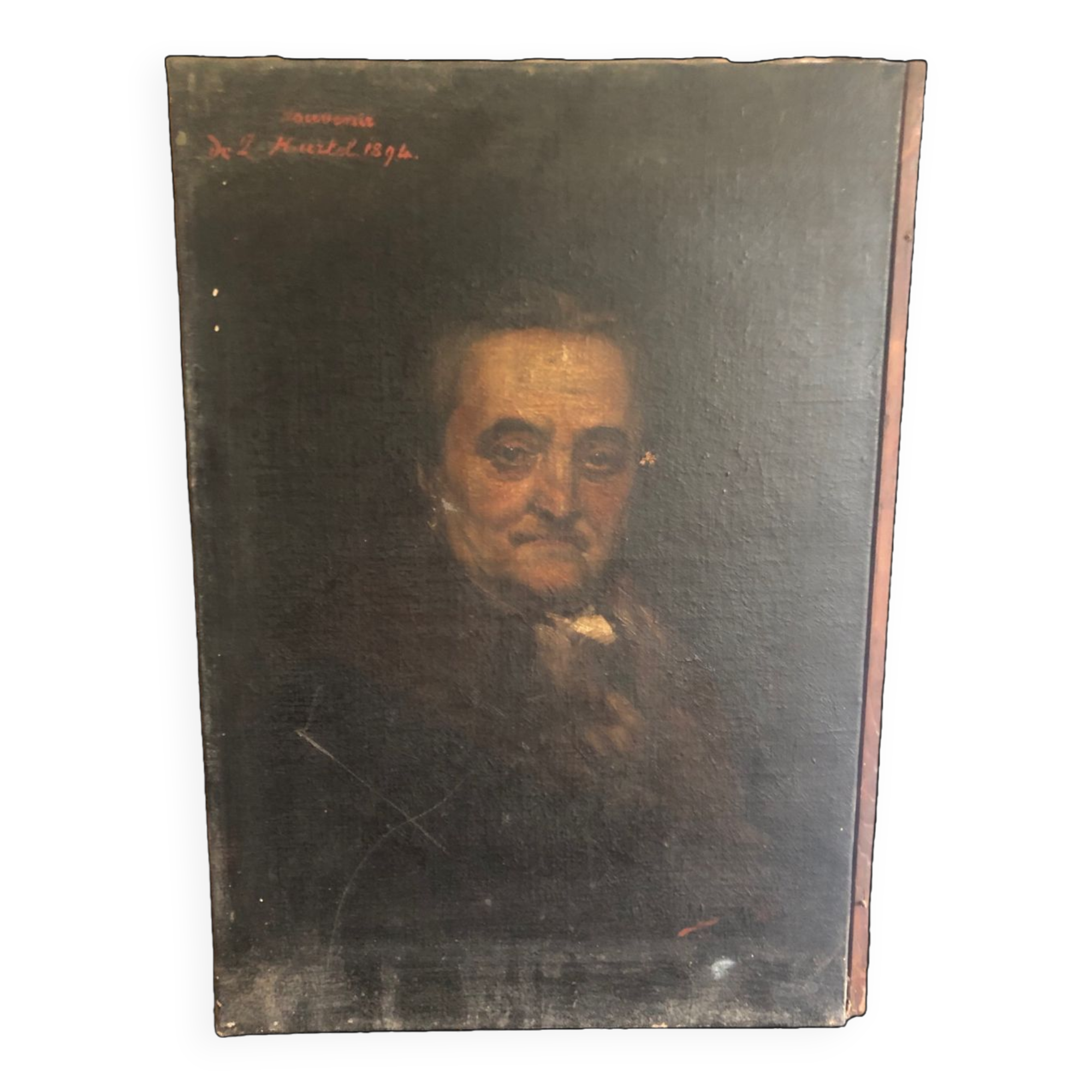 Portrait of a man oil on canvas 19th century