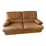 Duvivier brown vintage style sofa