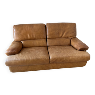 Duvivier brown vintage style sofa