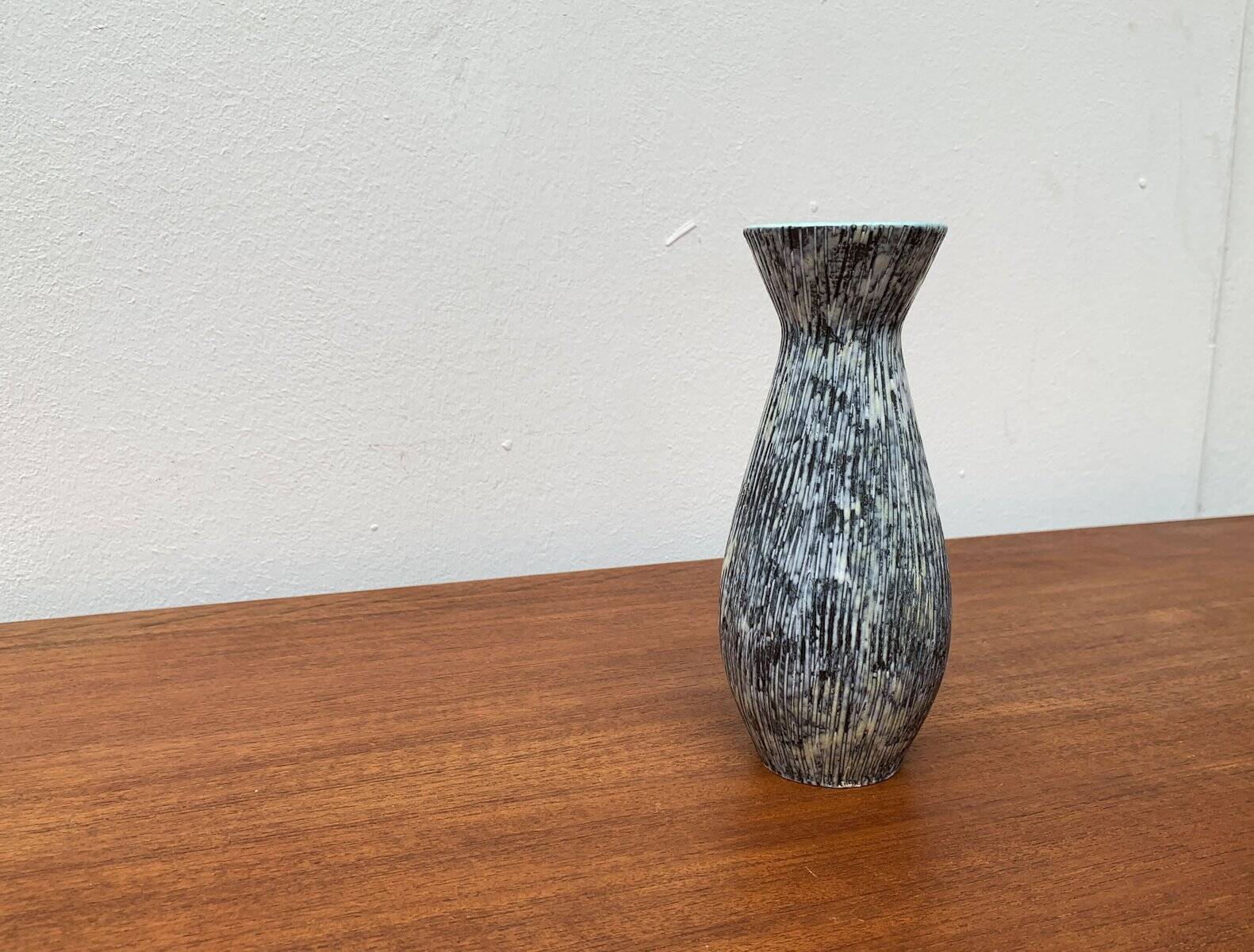 West German pottery vase, mid-century style, 1960s