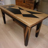 Light solid oak coffee table