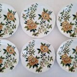 Soup Plates in Sologne Porcelain, France