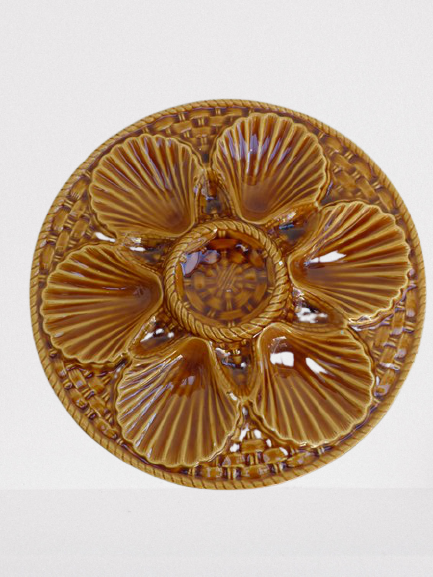 Oyster plates Longchamp slurry