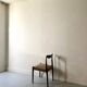 Scandinavian chair in teak & velvet by Niels Otto Moller, Denmark 1950