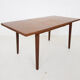 Table vintage en teck à rallonge, Pays-Bas 1960's