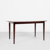 Midcentury Danish oval dining table in rosewood 1960s - with 2 extensions