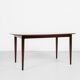 Midcentury Danish oval dining table in rosewood 1960s - with 2 extensions
