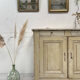 Parisian buffet in patinated wood, circa 1930.