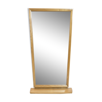 Miroir avec tablette des années 60, 101x53 cm