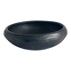 Plat Abron "Kânâh" in smoked terracotta | Ø 31cm diameter