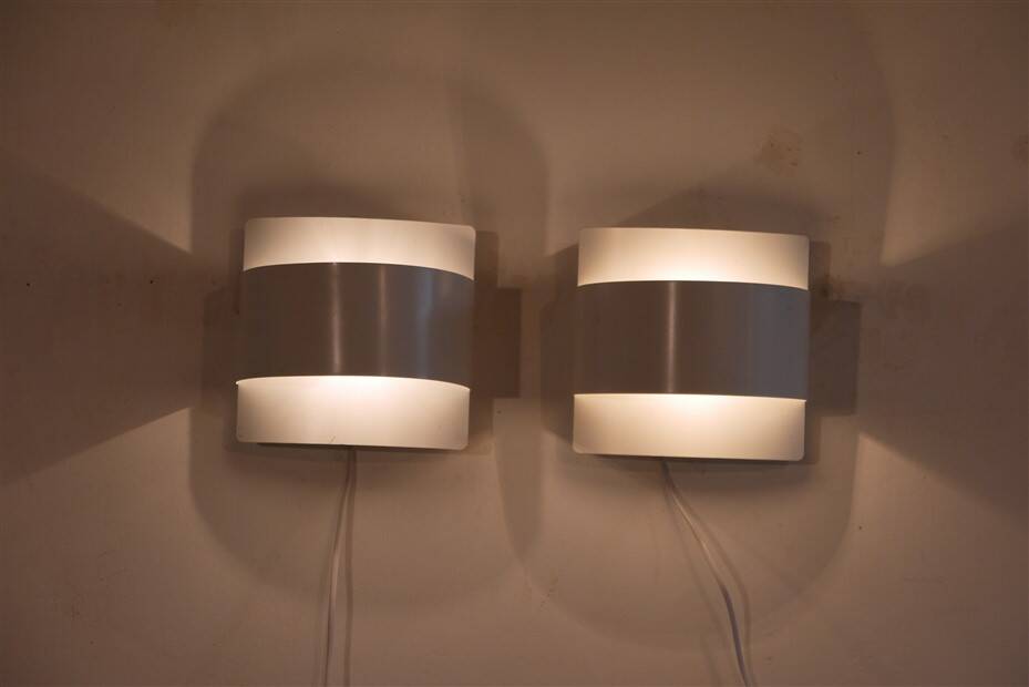 Paire d'appliques scandinave de Peter Celsing 1970