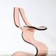Vintage smoked plexiglass sculptural chair by Michel Dumas, 1970.
